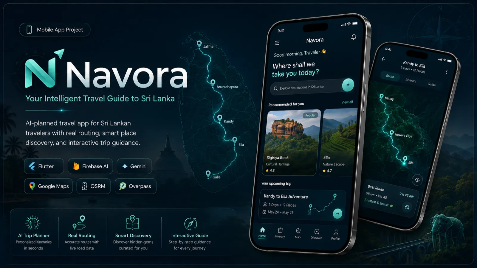 Navora project interface preview